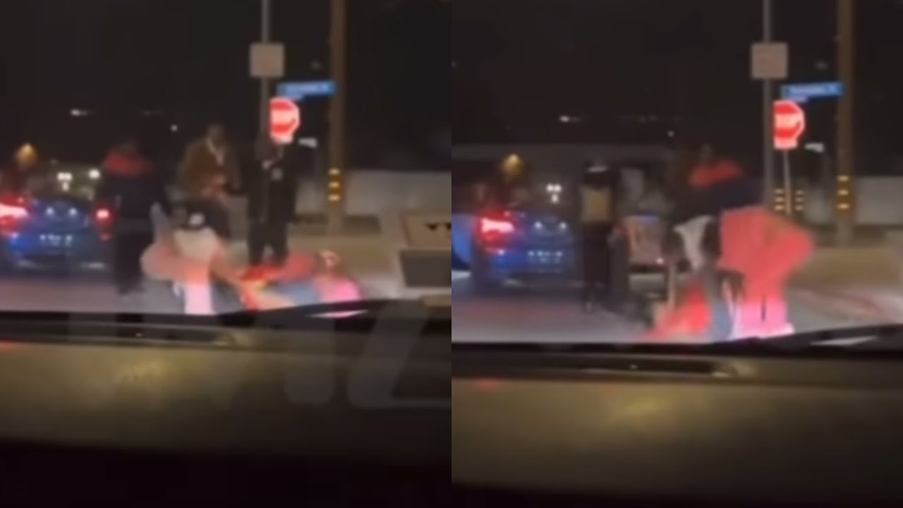 Blueface and Chrisean Rock Get Into Another Fight In The Middle Of The Street