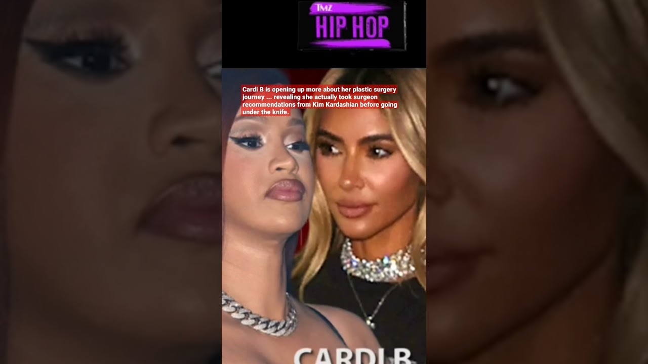 Gossip:Cardi B Gets NipTuck Advice From Kim Kardashian.