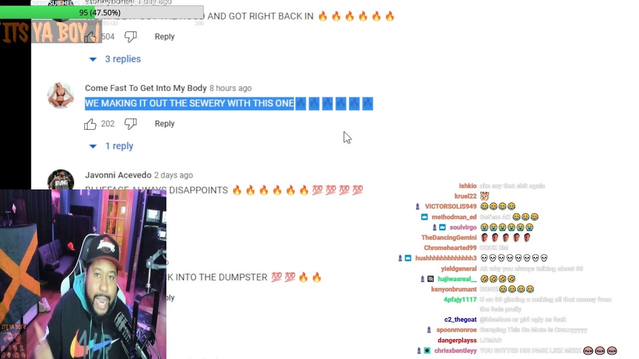 DJ Akademiks GOES IN ON BLUEFACE! REACTS to LATEST SONG! Fan DONATES 2K!