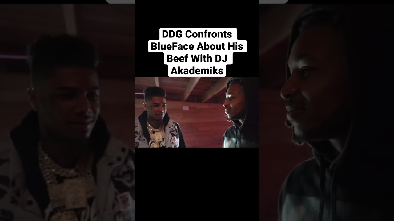 DDG Confronts BlueFaceAbout His Beef With DJ Akademiks #ddghighlights #shorts #ddg