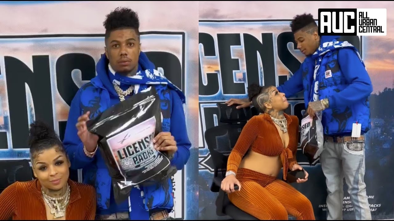 Why Blueface Looks Like ChriseanRock Is Holding Him Hostage