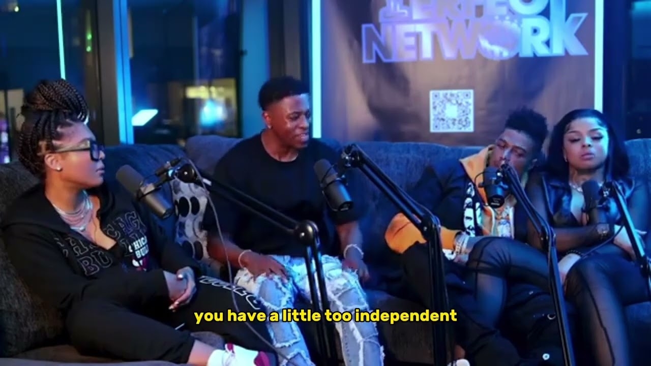 Chrisean Rock Checks Blueface for Talking to Another Female During Interview