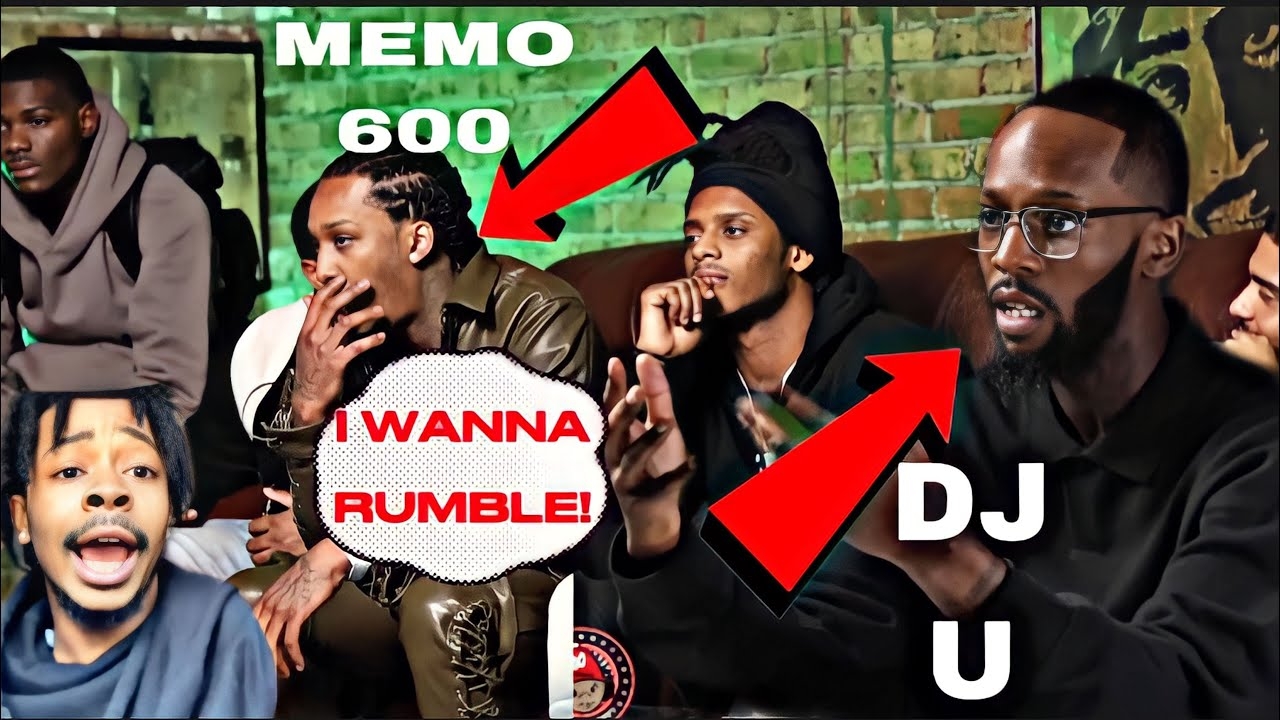 Memo 600 PRESSED Dj U In His Own Studio About Charleston White FBG Duck Disrespect! | Reaction