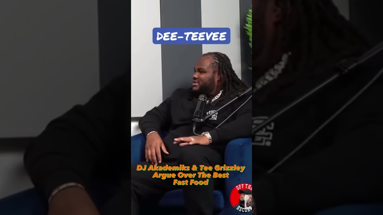 Tee Grizzley & DJ Akademiks Argue Over The Best Fast Food Joint #shorts