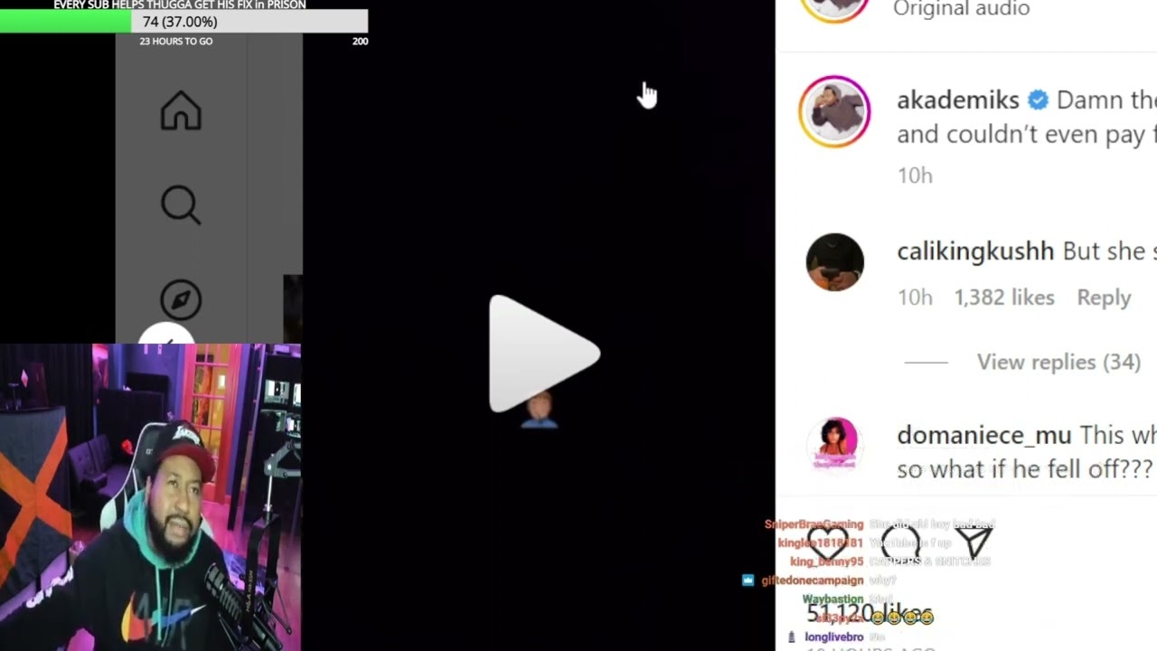 Down Bad! Akademiks Reats To Teejayx6 Getting Caught With a Pro****ute & Not Having Money To Pay Her