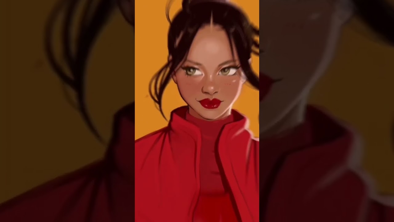 Drawing Rihanna’s Super Bowl LVII Look on Procreate
