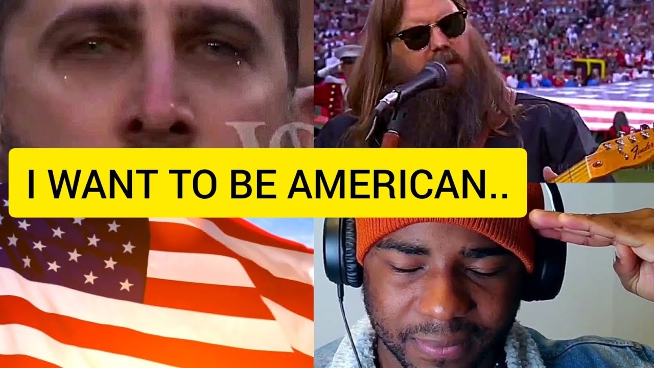 BRITISH GUY Reacts To Chris Stapleton's Super Bowl NATIONAL ANTHEM Performance.