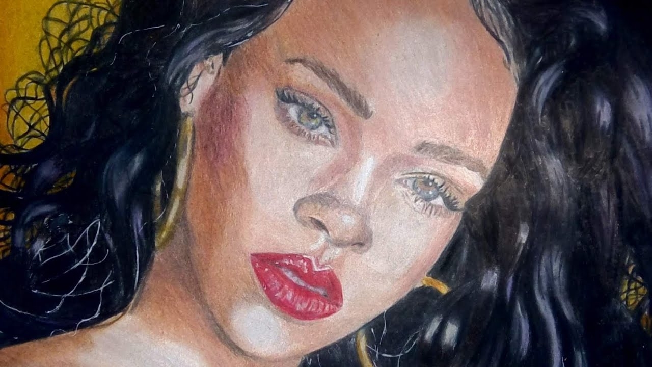 Drawing Rihanna || Super Bowl 2023