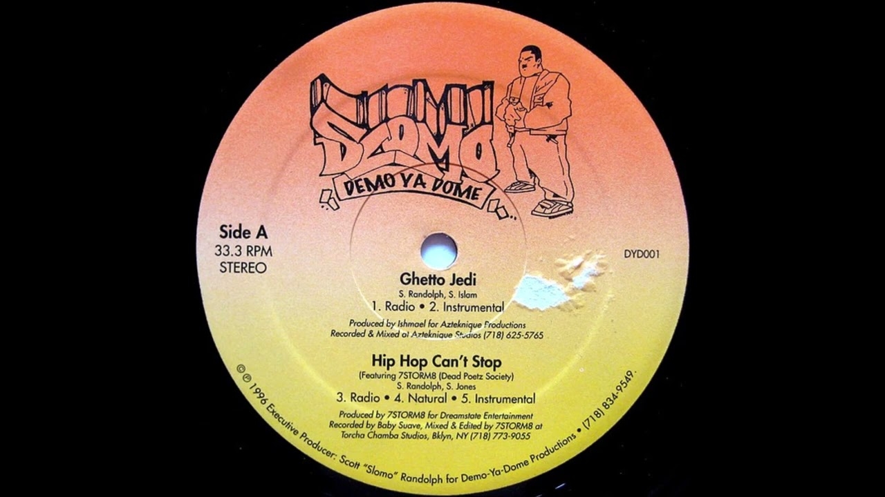 Slomo - Ghetto Jedi // Hip Hop Can't Stop (1996)
