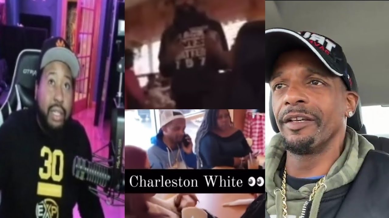 L Press! DJ Akademiks Akademiks reacts to BLM activist trying to Press Charleston White and Folding