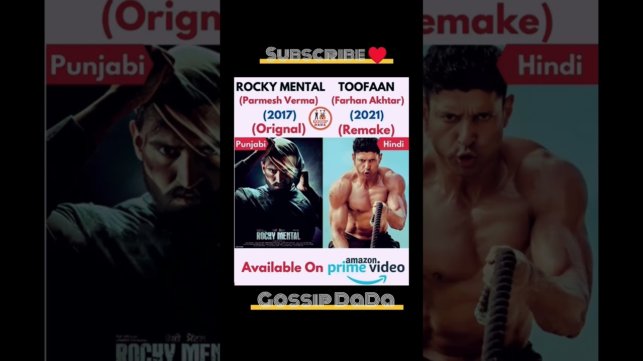 Rocky Mental Vs Toofaan Movie Comparison and box office collection #shortvideo #ytshort #virlshort