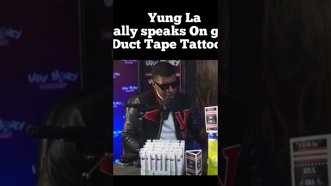 Yung La reacts to Alley Boy Fight & Duct Tape tattoos Question #majorlabel #culture #hiphop