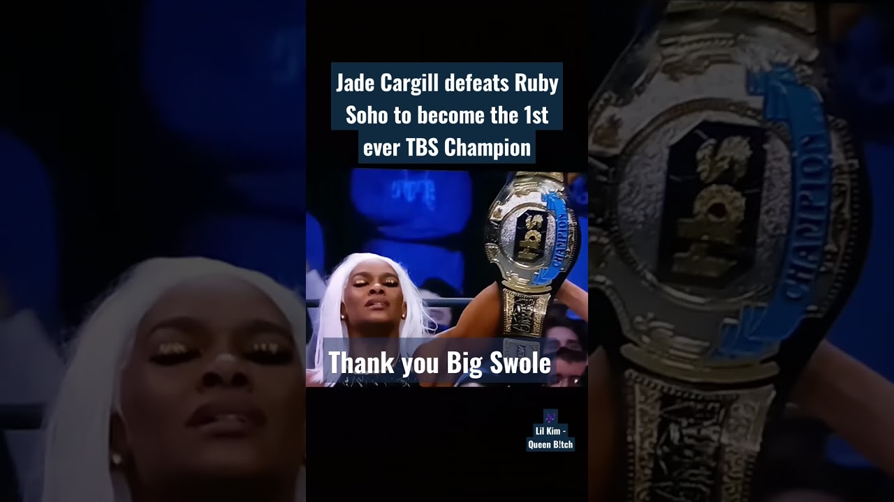 Jade Cargill defeats Ruby Soho to become the 1st ever TBS Champion AEW Dynamite Jan 5 2022