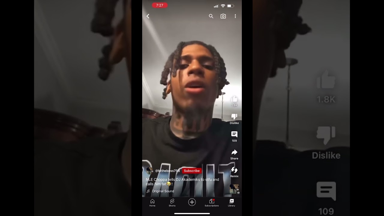NLE Choppa & DJ akademiks ￼