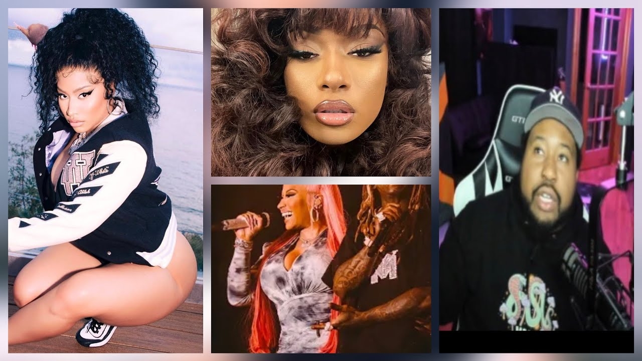 Nicki applying pressure! Akademiks reacts to Nicki Minaj di***ng Meg Thee Stallion at Rolling Loud!