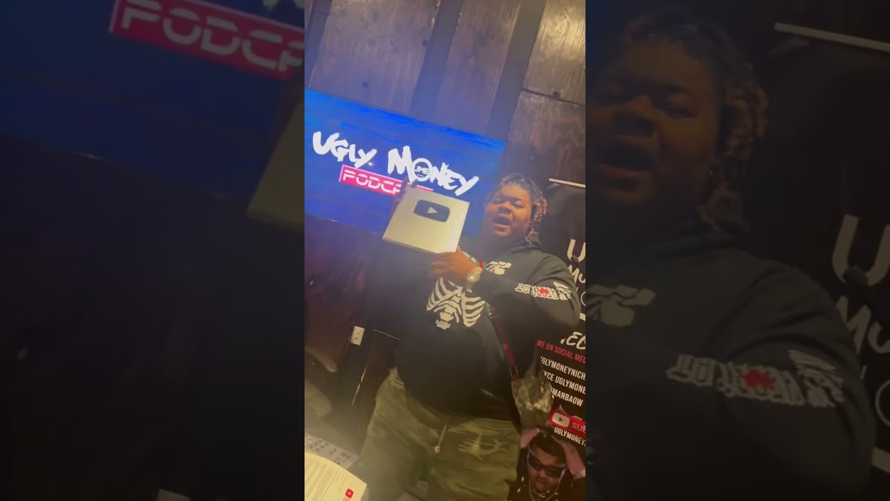 Youtube sent my Plaque!! 100,000 subscribers THANK YOU ALL! #uglymoney #hiphop #culture #podcast