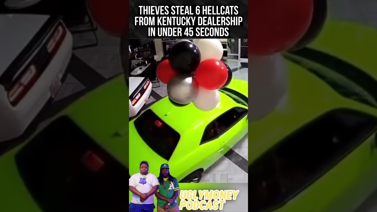 Thieves steal 6 Hellcats from kentucky dealership in under 45 seconds