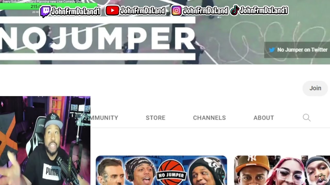 Dj Akademiks Brings Lush, AD, T Rell, And Sharp On Stream To Talk About Recent Events On No Jumper