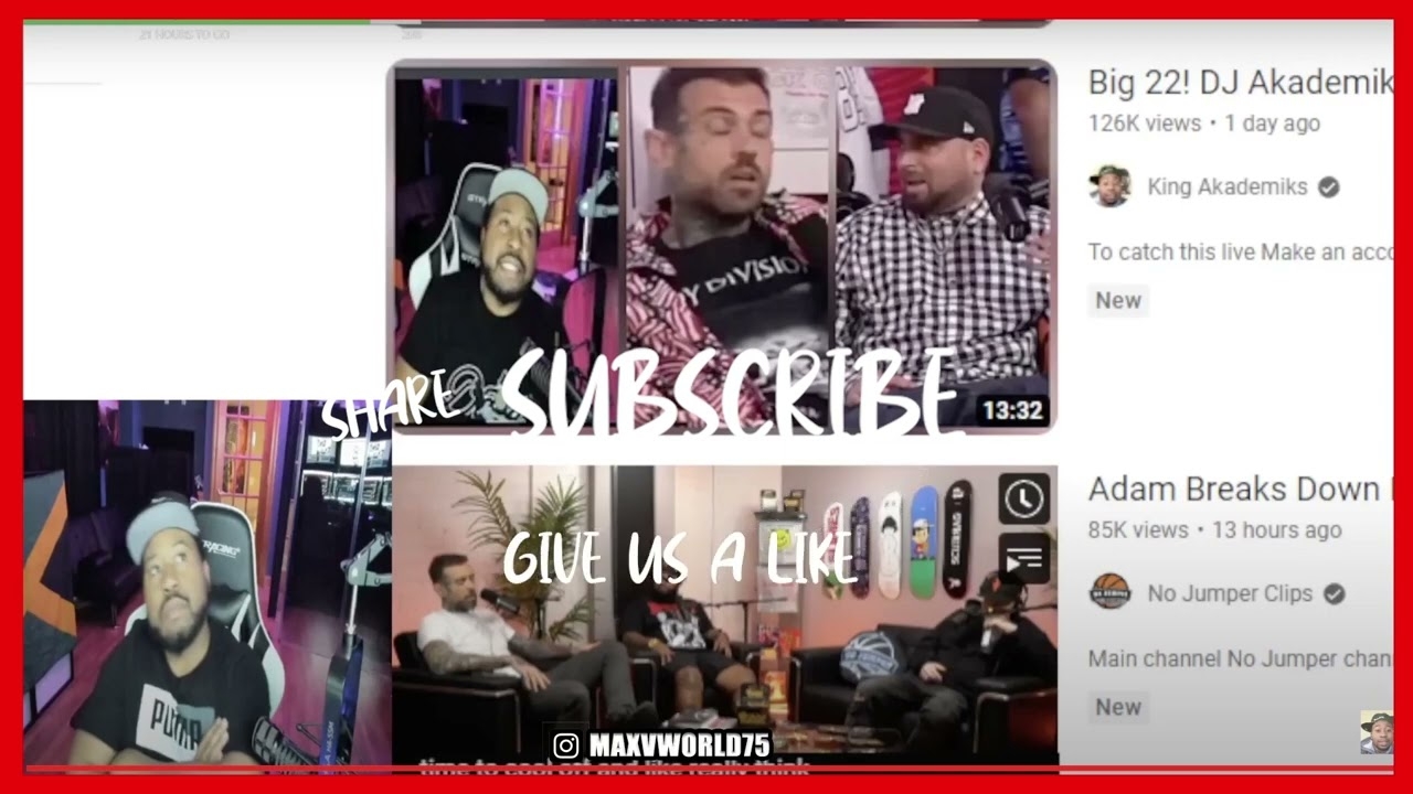 AD Announces That He's Done With No Jumper & Adam22 Messiness On Akademiks Show