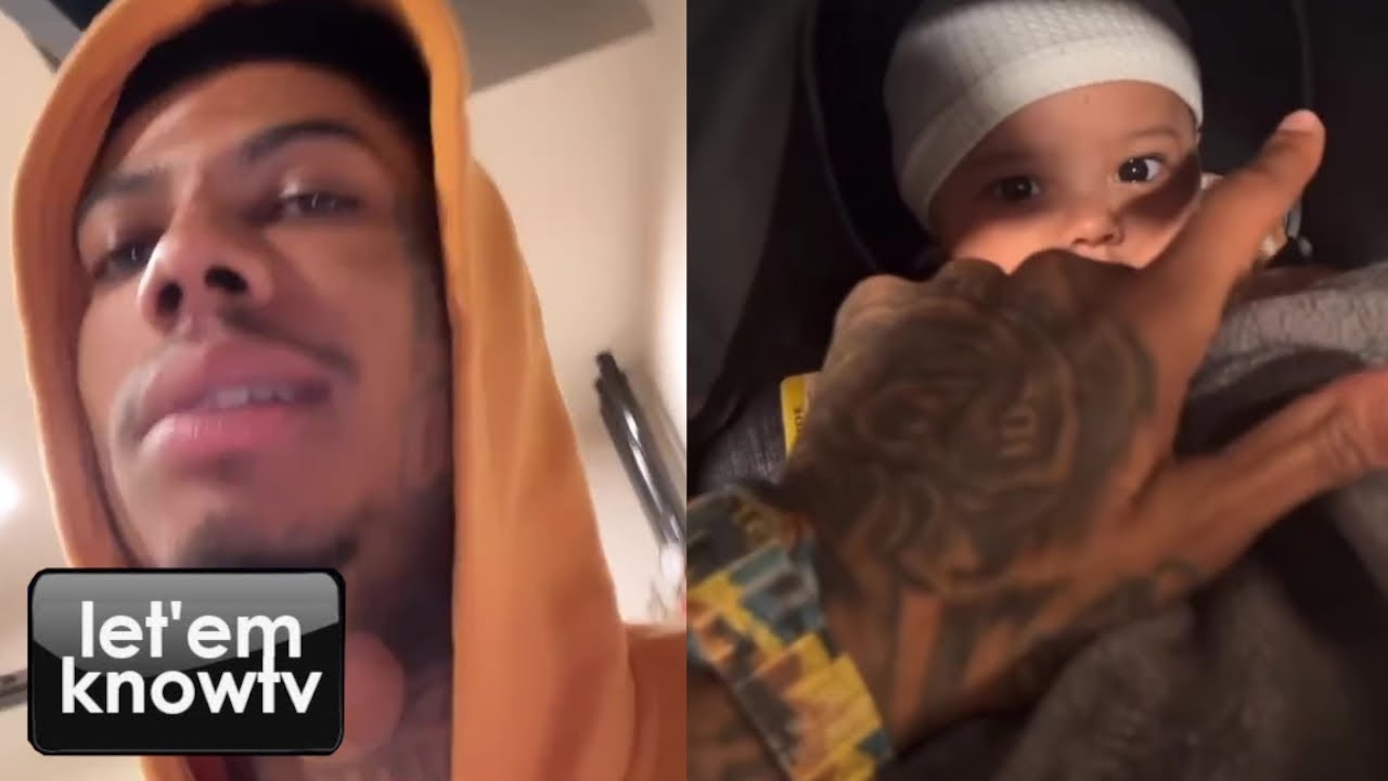 Blueface Rocking Colorful Cartier Advising His Little Daughter So She Dont Become Like Chrisean Rock