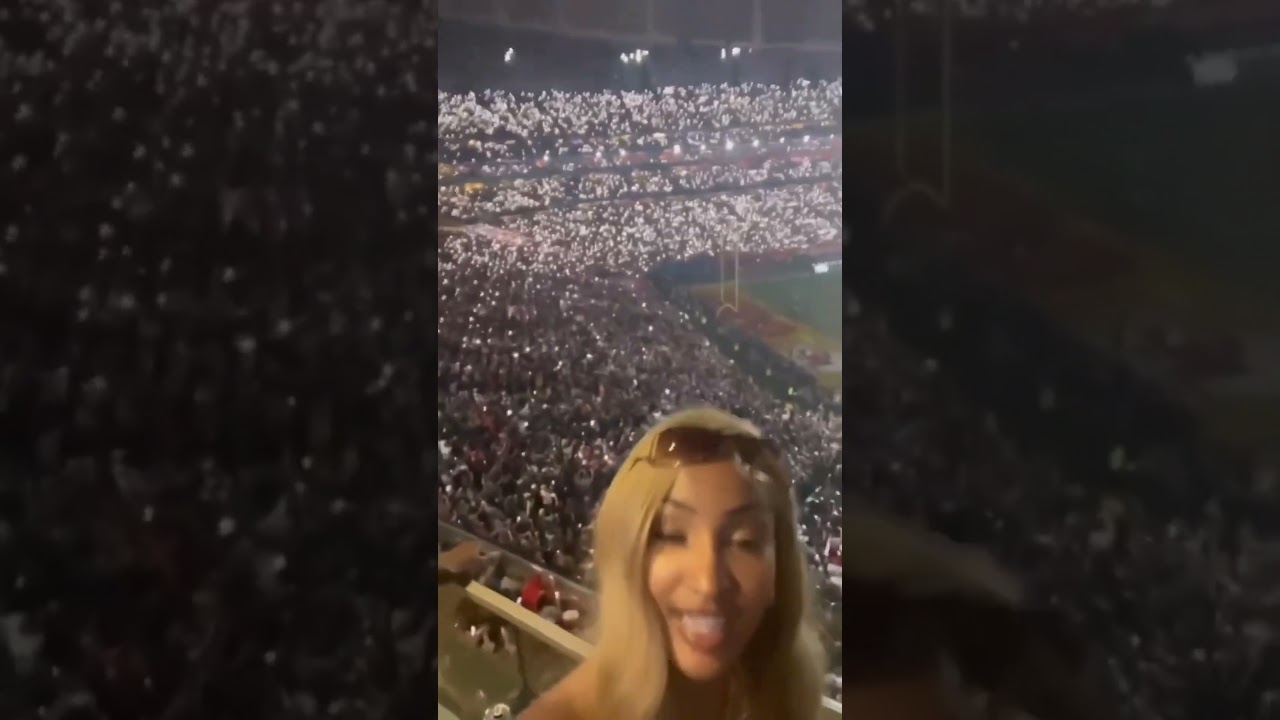 Shenseea At The Super Bowl Last Night (2023)