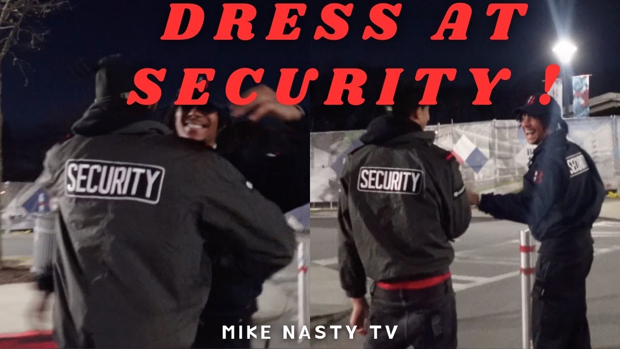 DRESS AT SECURITY SNEAKING INTO KEYGLOCK SHOW !
