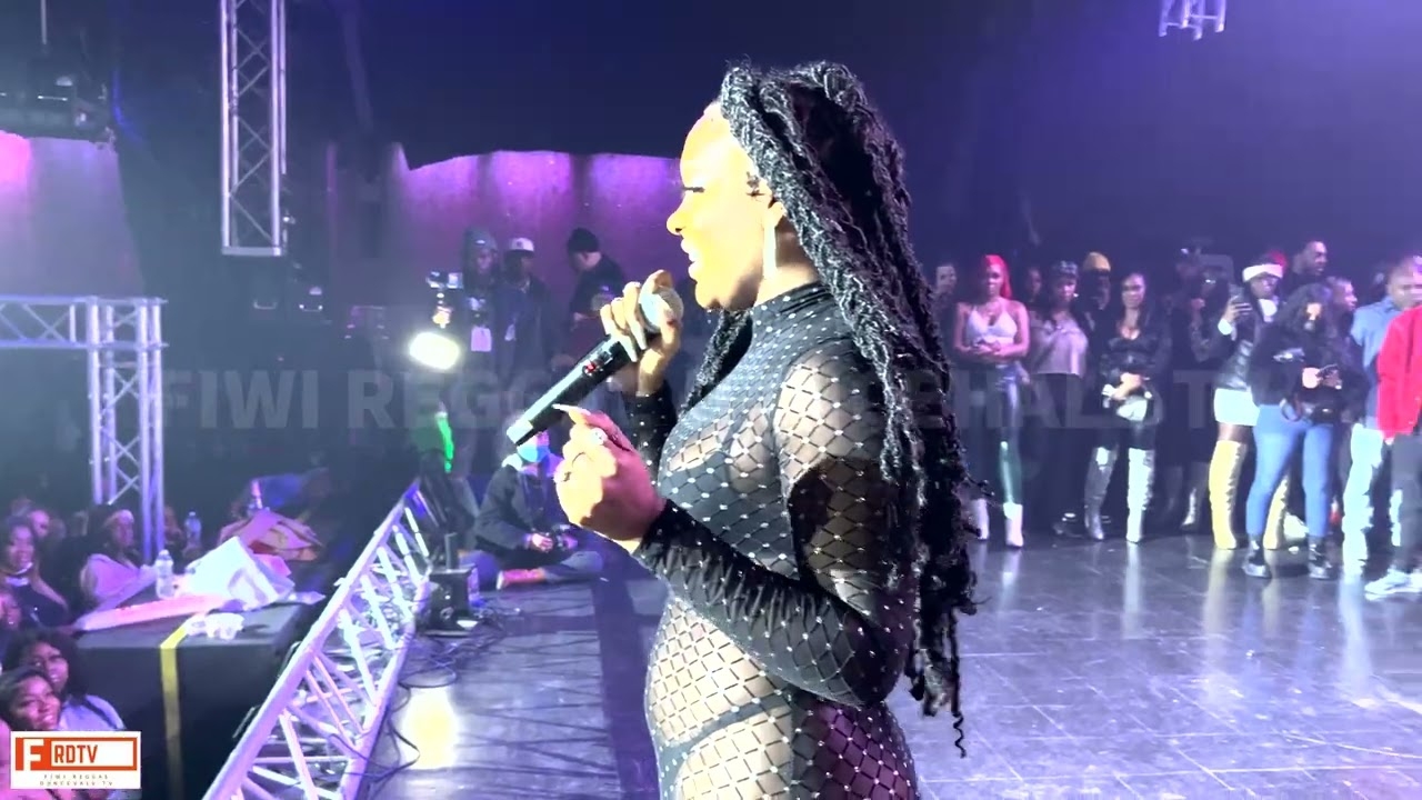 Nailah Blackman live performance at DIAMONDZ January 15 2022 Amazura Night Club