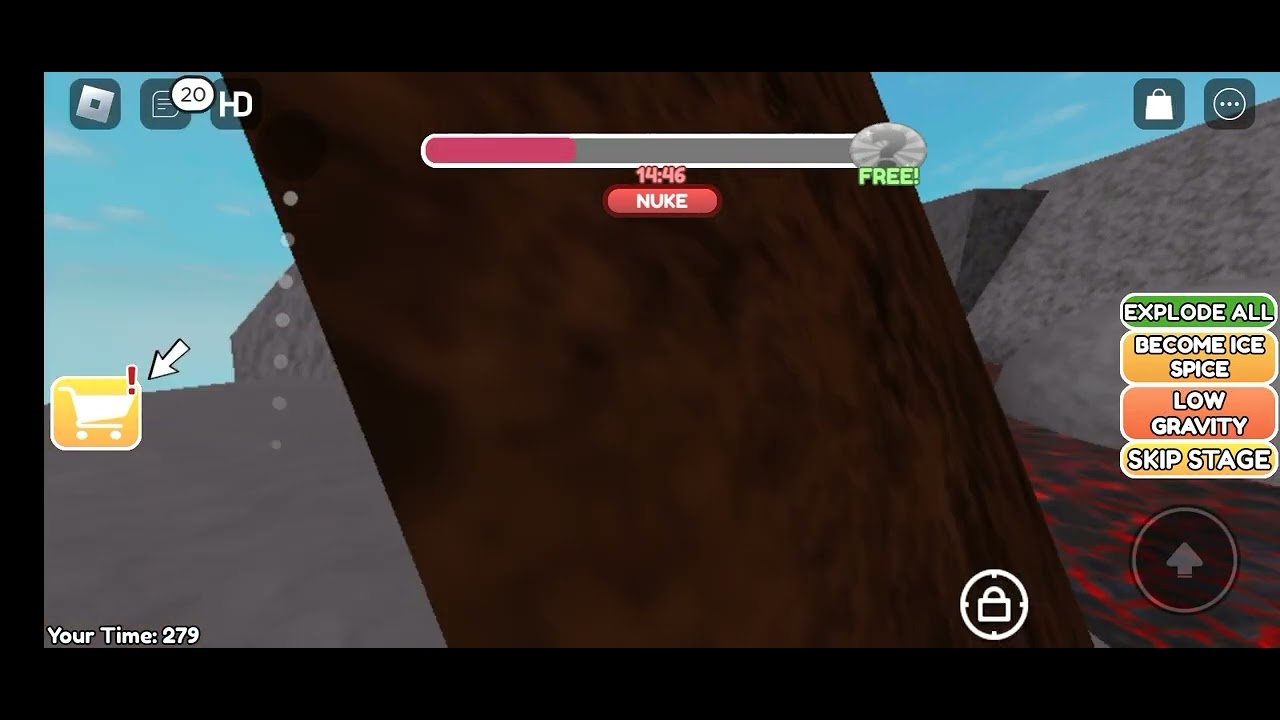 How to skip stages in escape from ice spice (lagging)
