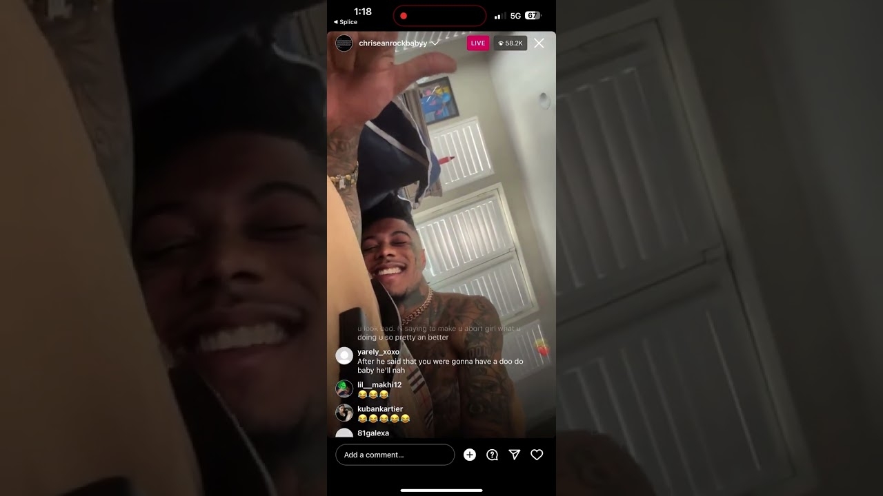 Christian rock doing laundry for blueface