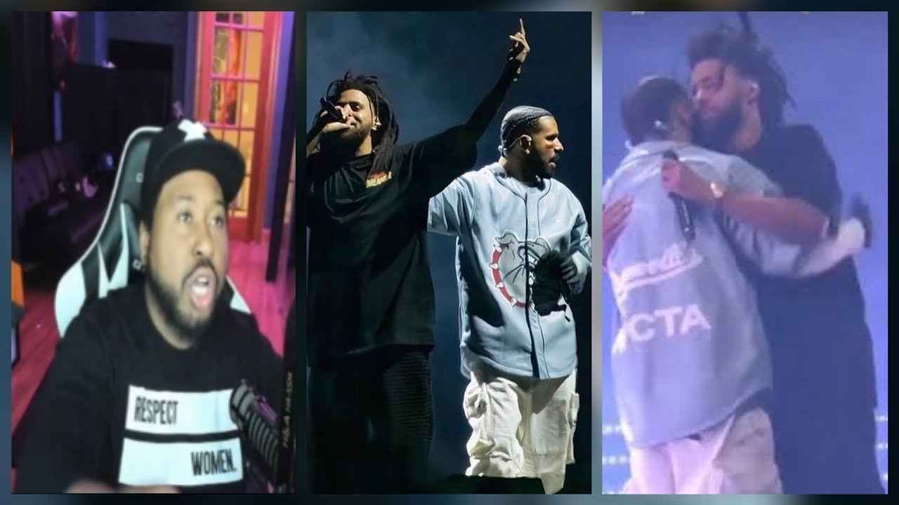 DJ Akademiks reacts to Drake giving J Cole his flowers at Dreamville fest!