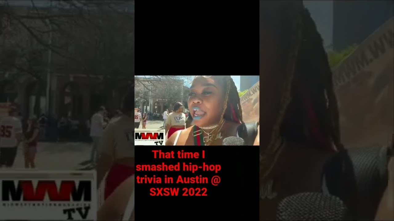 Hip-hop trivia.. in da streets #sxsw #sxsw2022 #austin #musicfestival #namaste