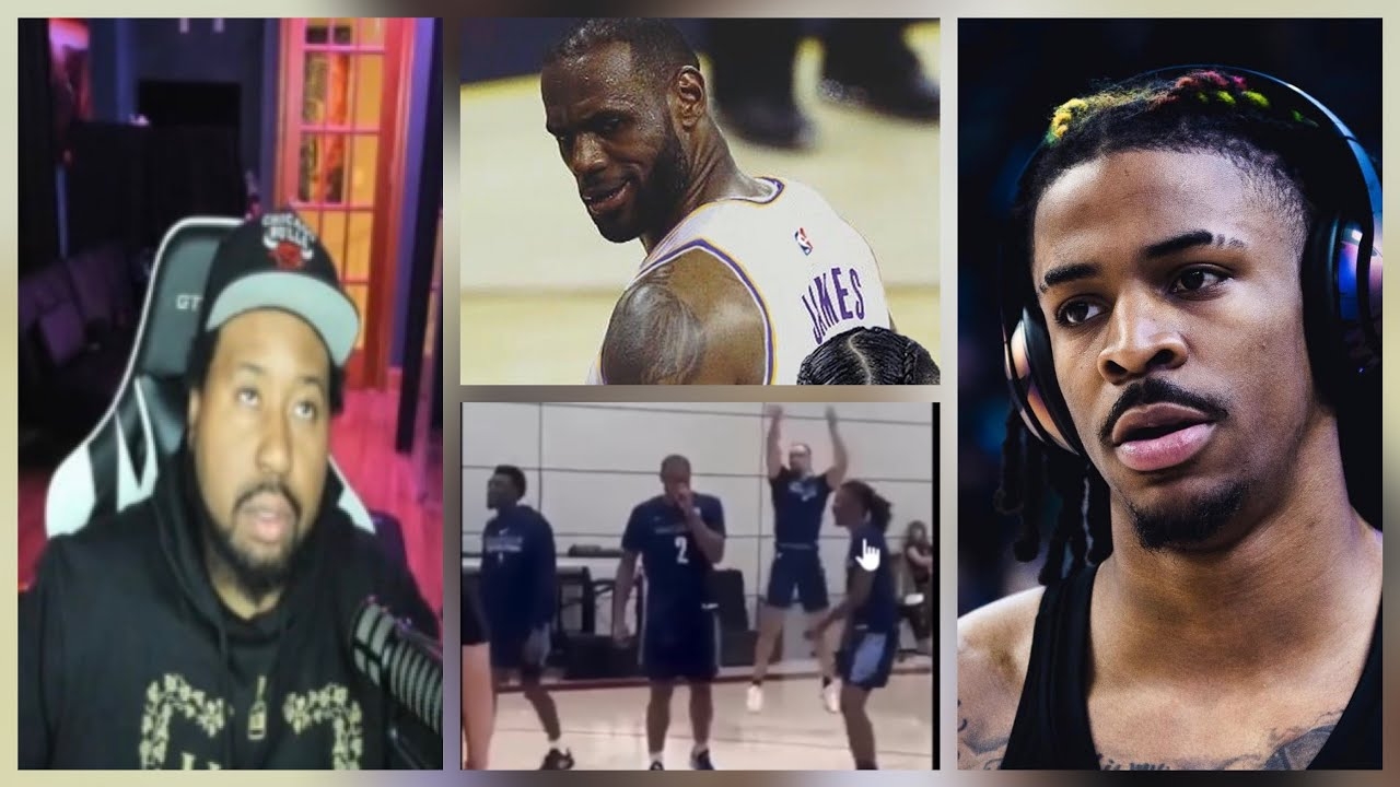 Akademiks Hilarious reaction to Ja Morant & the Memphis Grizzlies training & listening to Youngboy