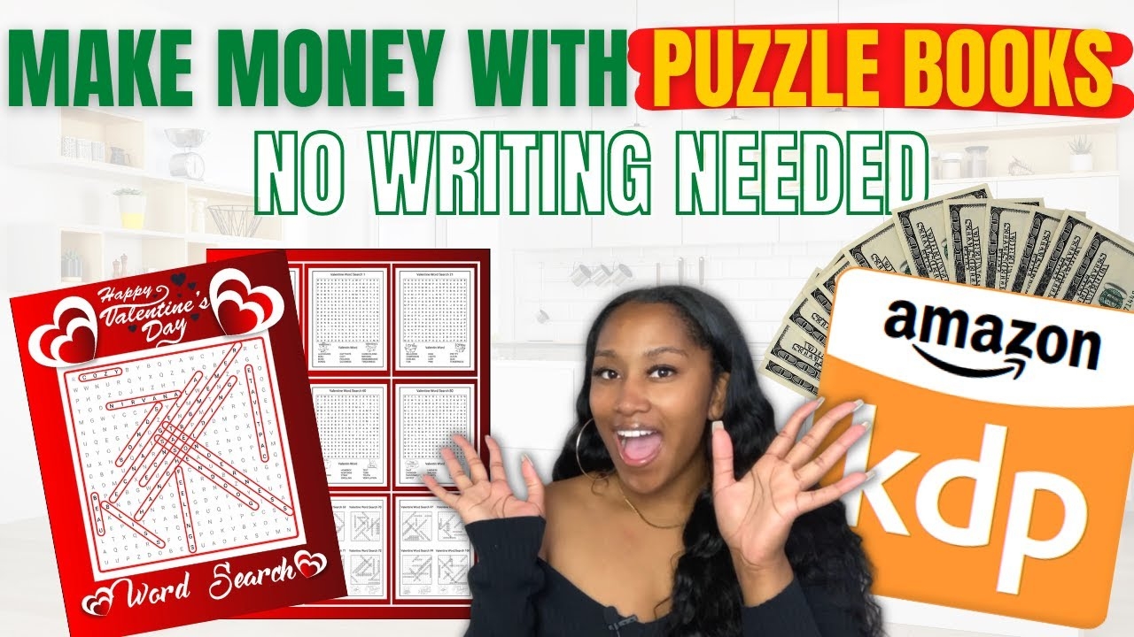 Make $2000A Month With  KDP Medium Content Books | Amazon Passive Income Business | PUZZLE BOOKS