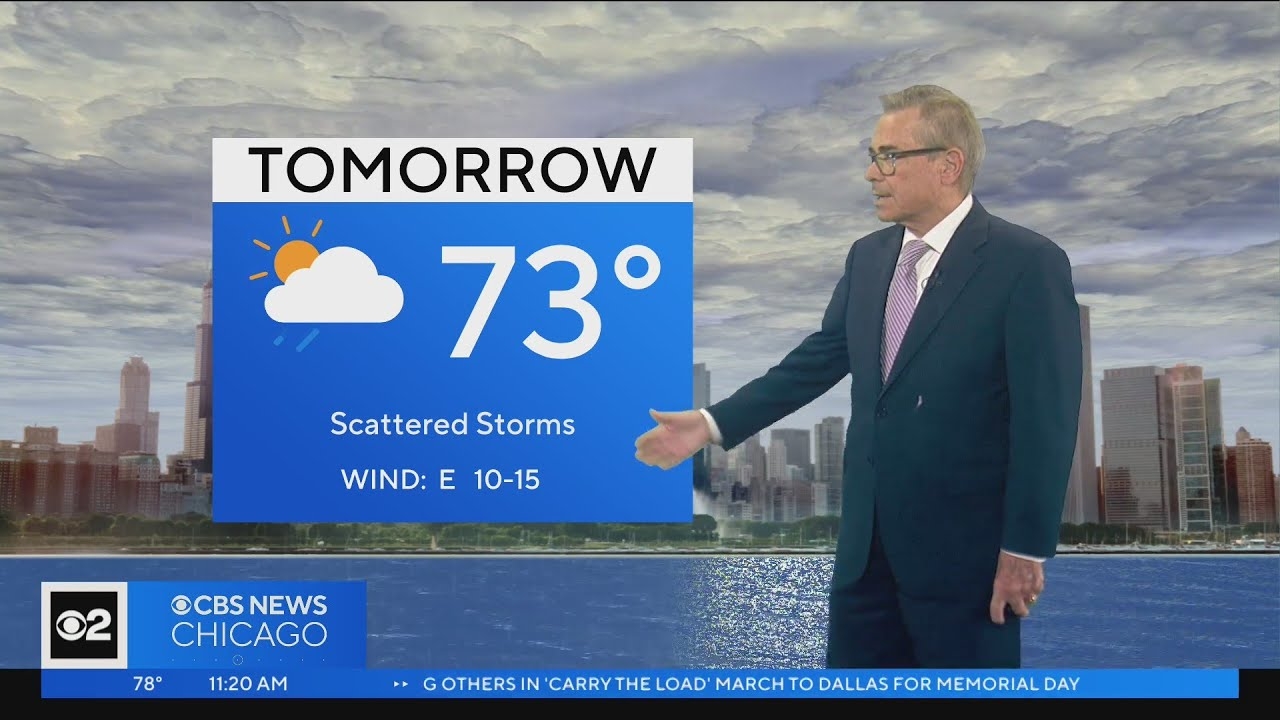Chicago First Alert Weather: Sunny skies with rain chances ahead.