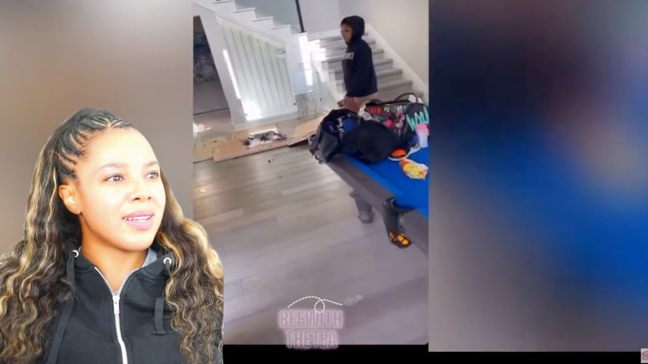 Chrisean tries to set blueface house on fire after he & his babymama bashed her | Reaction