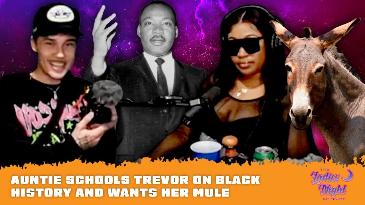 Auntie Schools Trevor On Black History and Wants Her Mule