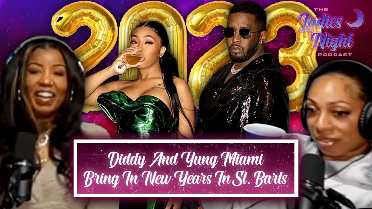 Diddy & Yung Miami Bring In New Year In St. Barts