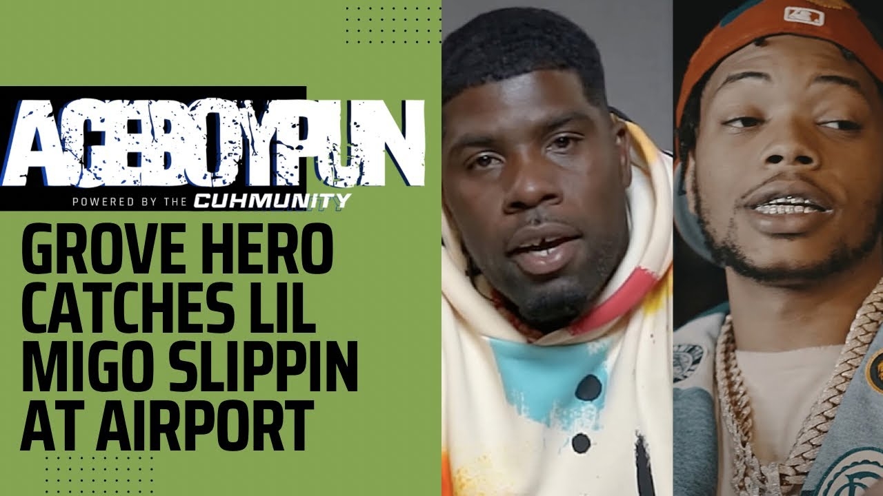 Grove Hero Catches Lil Migo Slippin At Airport | AceBoyPun Reacts