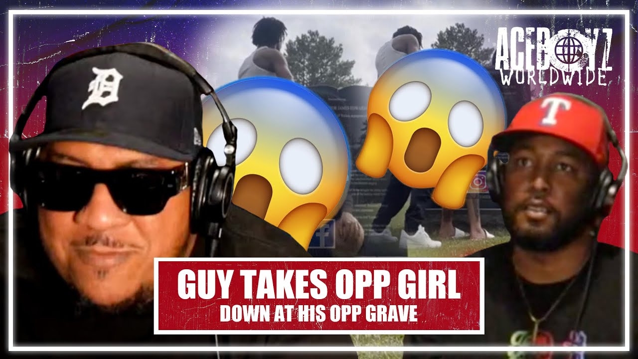 Guy Takes Opp Girl Down At His Opp Grave