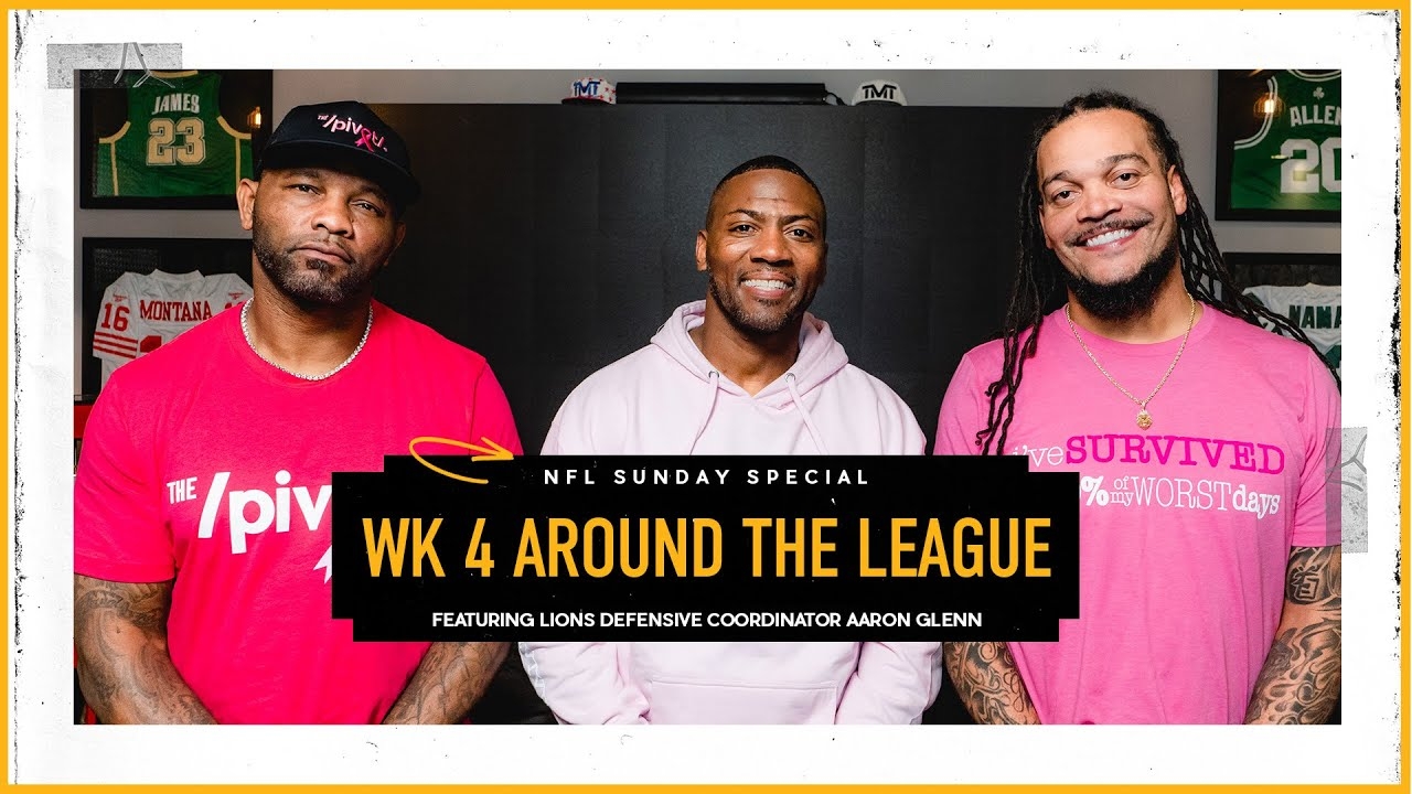 It's NFL Week 4: Key Moments & We Talk to Lions Defensive Coordinator Aaron Glenn |The Pivot Podcast