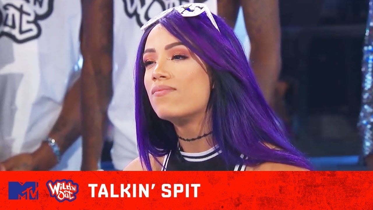 Sasha Banks Keeps It Chill While 'Talking Spit'  Wild 'N Out