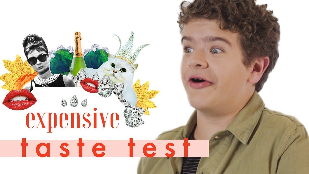 We Tortured Stranger Things Star Gaten Matarazzo With | Expensive Taste Test