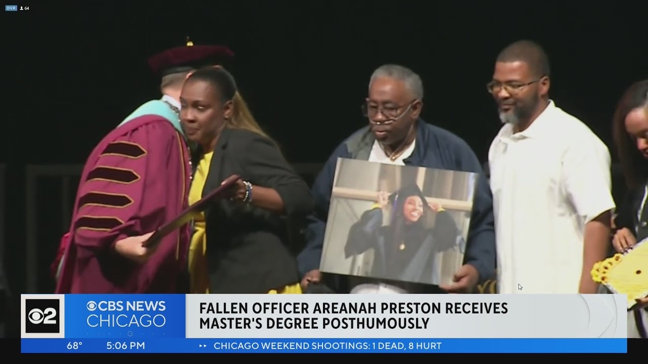 Areanah Preston honored at Loyola graduation