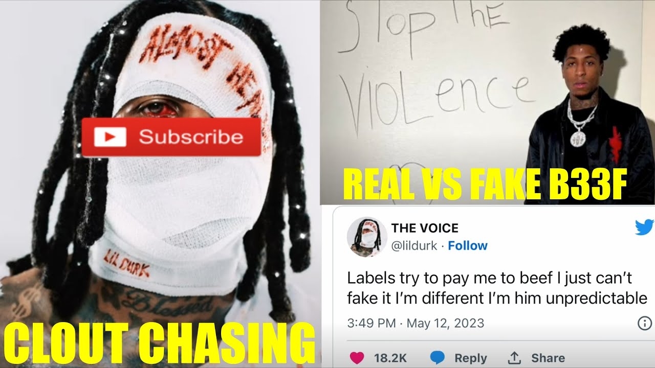 BUSTED LIL DURK FOOLS his fanbase and OPPS