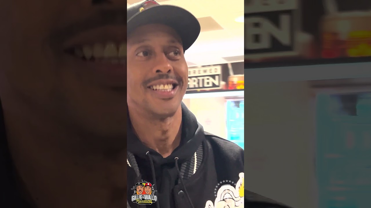 Gillie Get's Hype At The Shakur Stevenson Fight