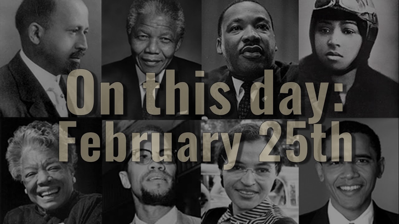 Black History Facts - February 25th