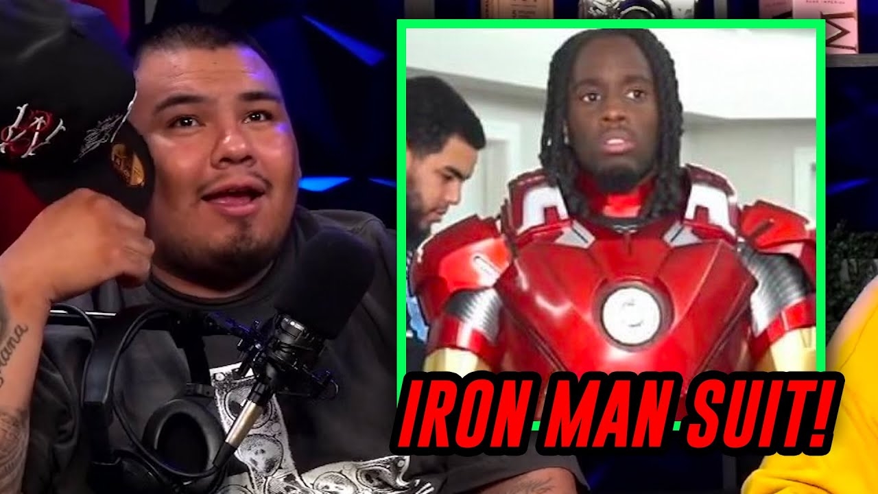 MrBeast Gives Kai Cenat An Iron Man Suit!