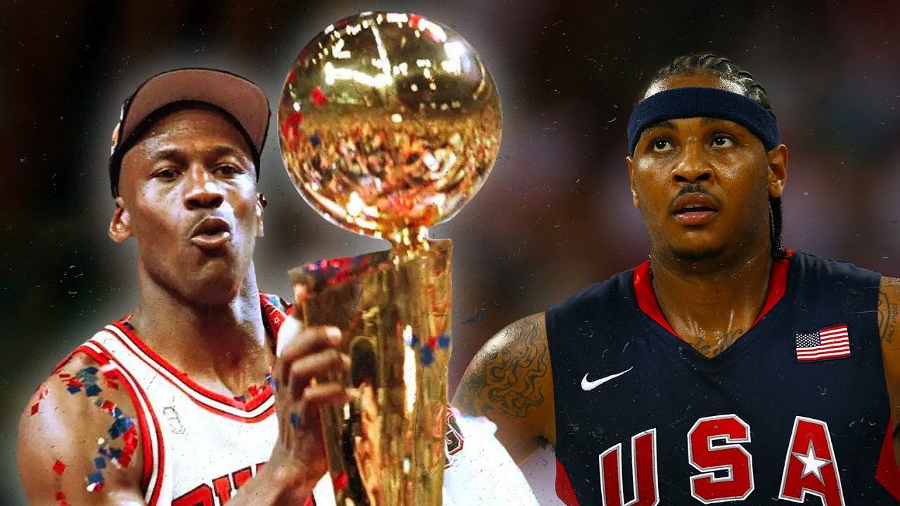 Michael Jordan Pulled The Ring Card On Carmelo Anthony