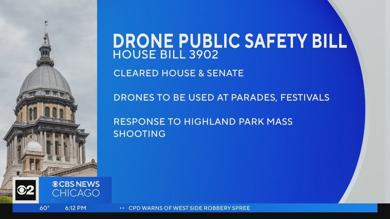 Bill would allow Illinois law enforcement to use more drones for public safety