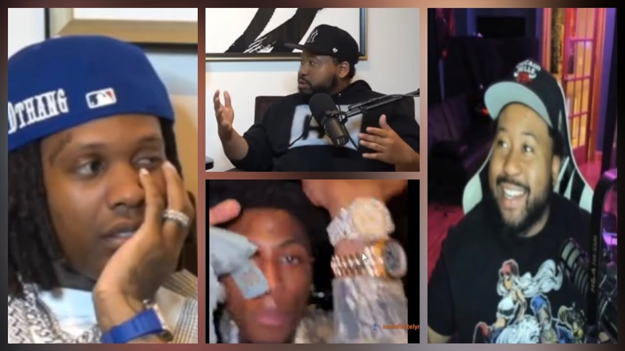 Big Ak asked everything! Akademiks reacts to showing Lil Durk video of NBA Youngboy going off on him